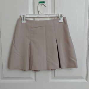 Abercrombie & Fitch Cream Mini Skirt